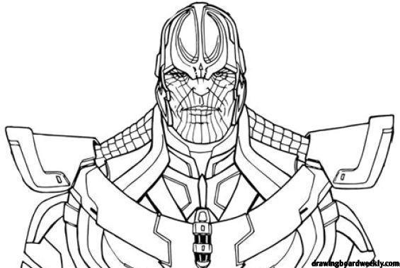 Download Fortnite Coloring Pages Thanos - Drawing Board Weekly